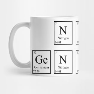 Nerdy Genius - Periodic Table Mug